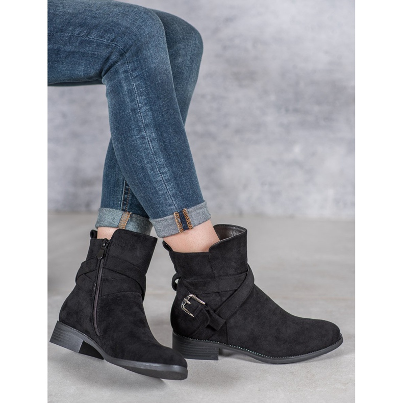 Filippo Suede Booties black 1