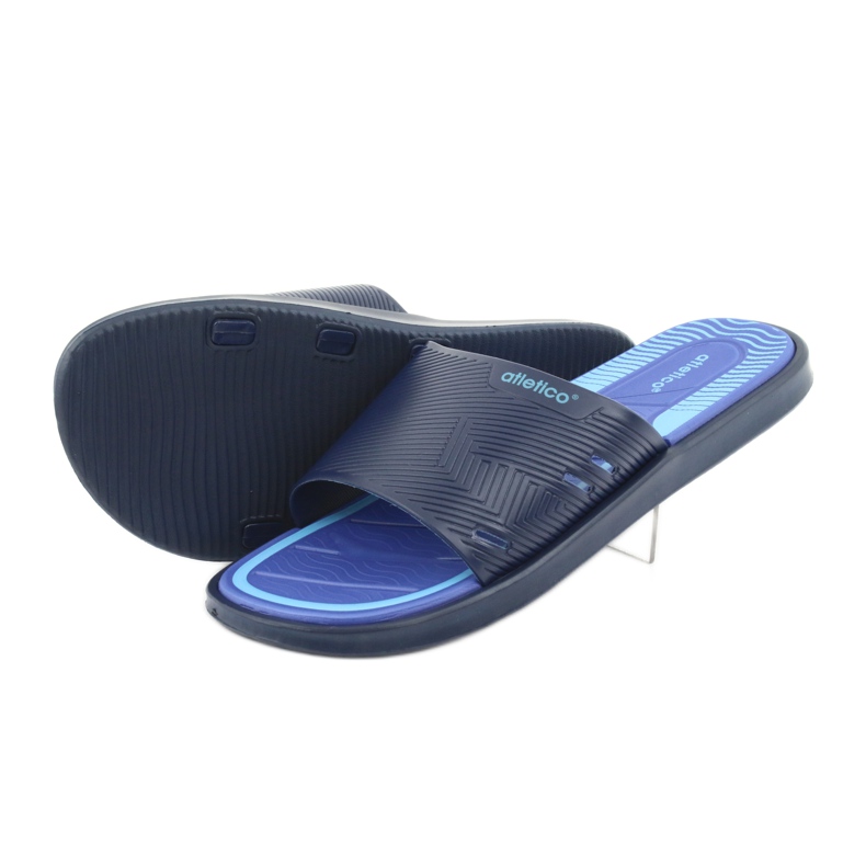 Atletico men's navy blue slippers for the pool 4 Atletico men's navy blue slippers for the pool 4
