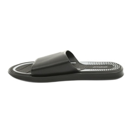 Men's black slippers for the Atletico swimming pool grey 2