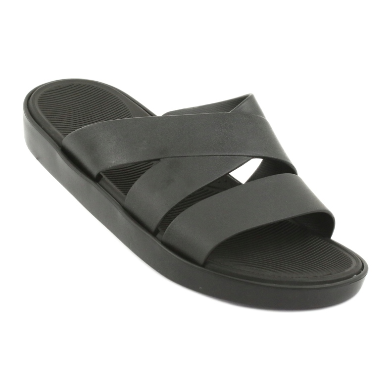 Black Atletico 185 platform slippers 1