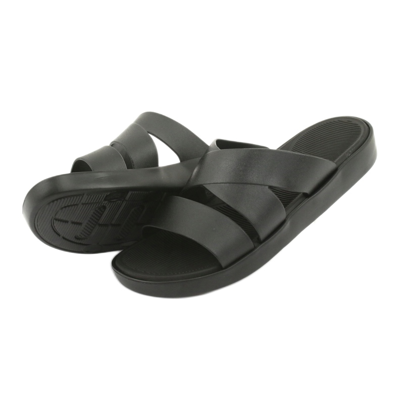 Black Atletico 185 platform slippers 4