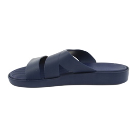 Atletico 185 navy blue slippers 2