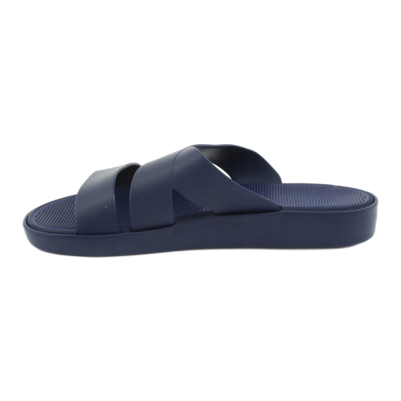 Atletico 185 navy blue slippers 2