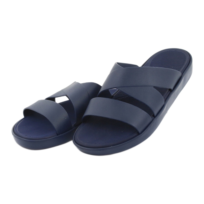 Atletico 185 navy blue slippers 3