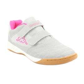 Kappa Kickoff T Jr 260509T 1522 shoes pink grey 1