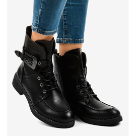 Black boots with buckles 404 2