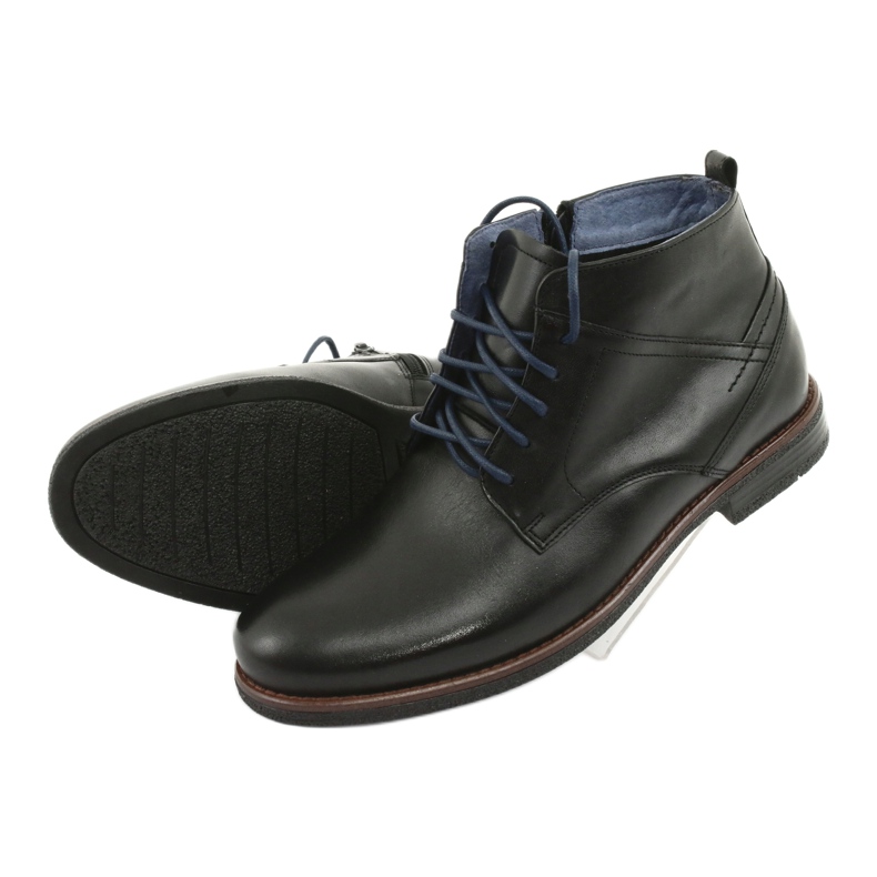 Leather boots on the Nikopol 702 zipper black 5