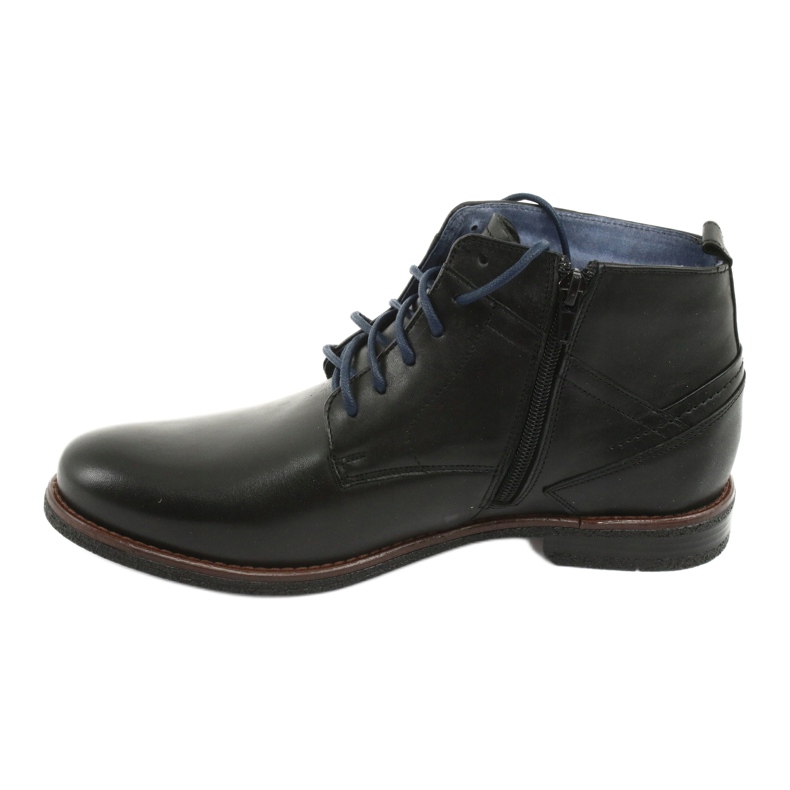 Leather boots on the Nikopol 702 zipper black 2