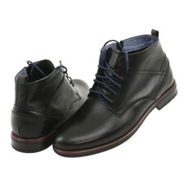 Leather boots on the Nikopol 702 zipper black 4