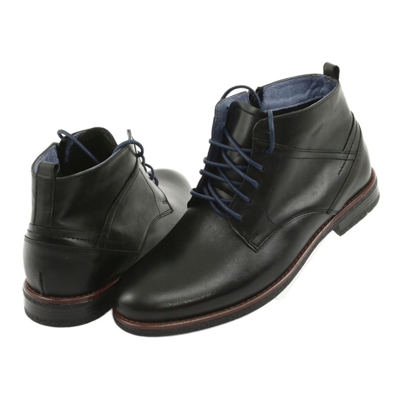Leather boots on the Nikopol 702 zipper black 4