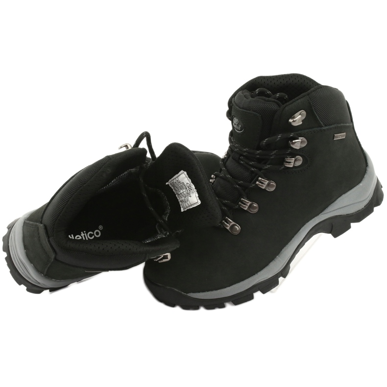 Black Atletico 57089 tied hiking shoes 6 Black Atletico 57089 tied hiking shoes 6