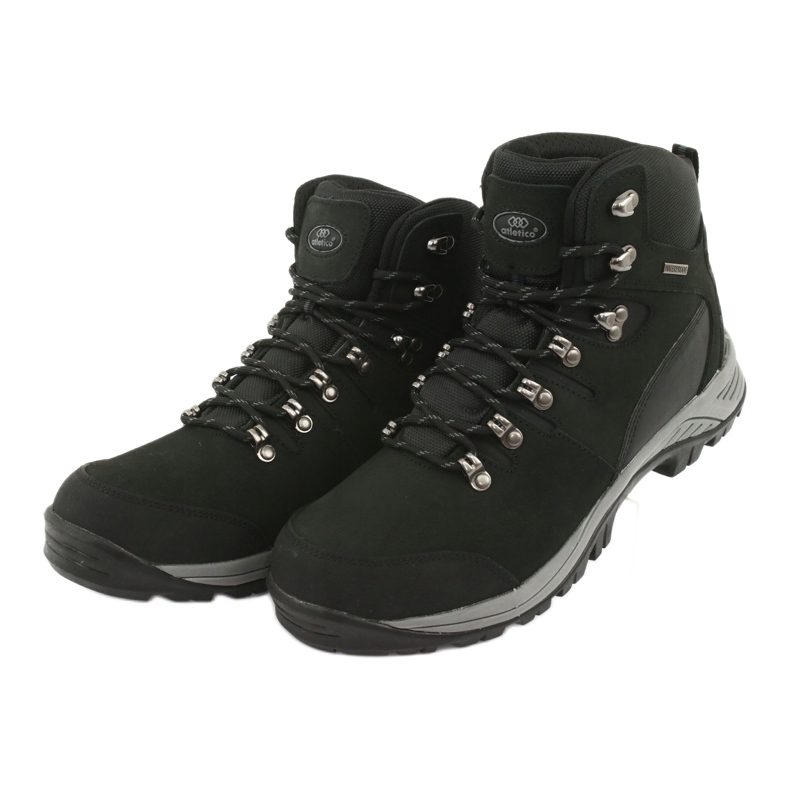 Atletico 66176 black tied hiking shoes 3