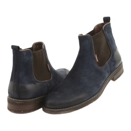 Chelsea boots slip-on boots Badura 4754 brown navy blue 4 Chelsea boots slip-on boots Badura 4754 brown navy blue 4