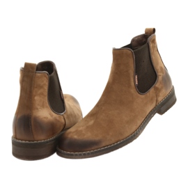Chelsea boots slip-on boots Badura 4754 brown 4