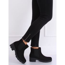 Black Chelsea boots with thick soles 9996-6 Black 2