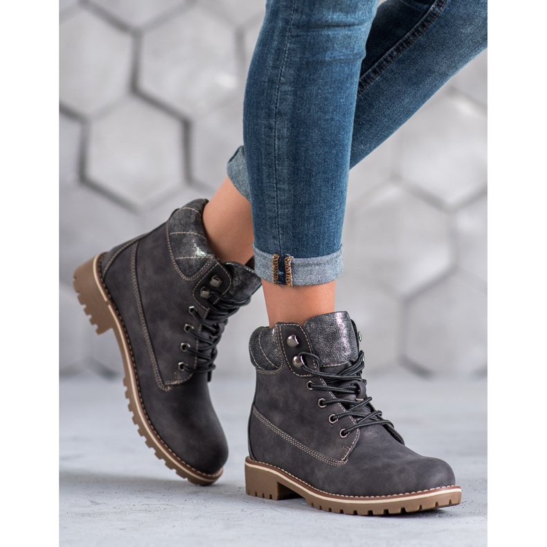 Super Me Knotted Trappers grey 1