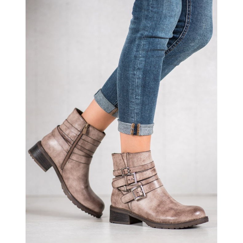 SHELOVET Classic Beige Boots 2