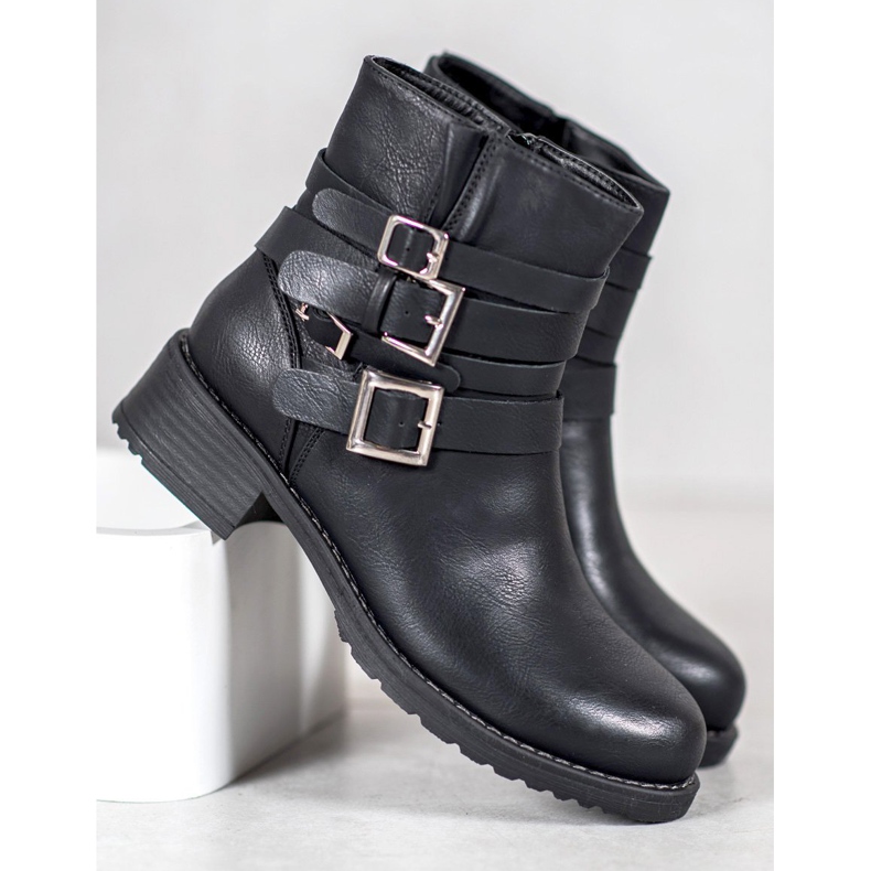 SHELOVET Classic Black Boots 1