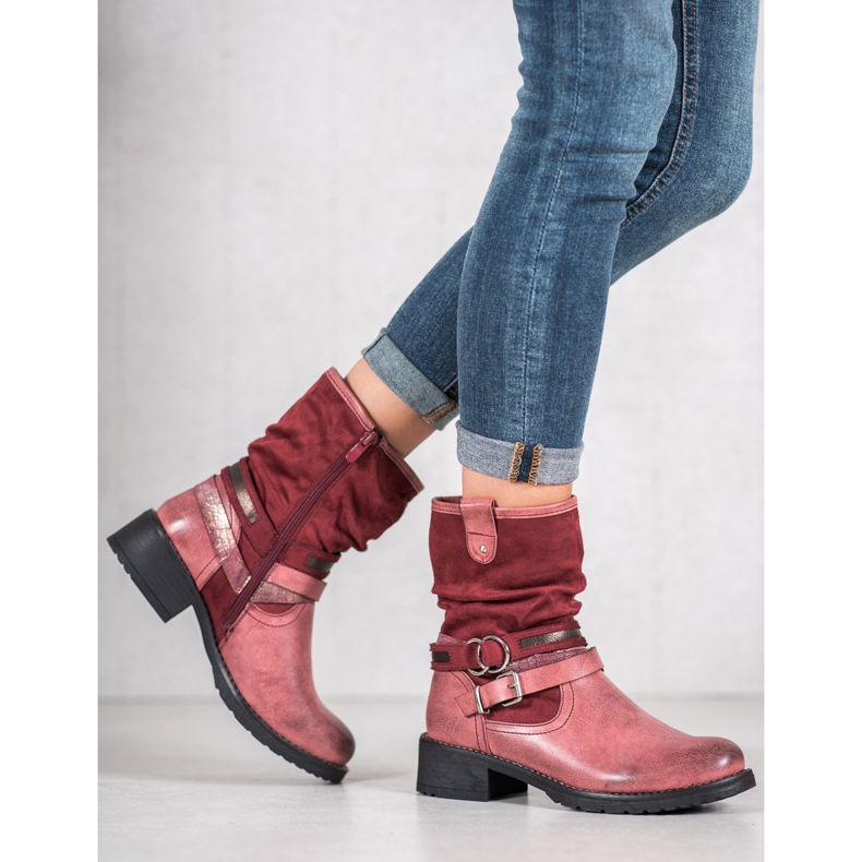 SHELOVET High Red Boots 2