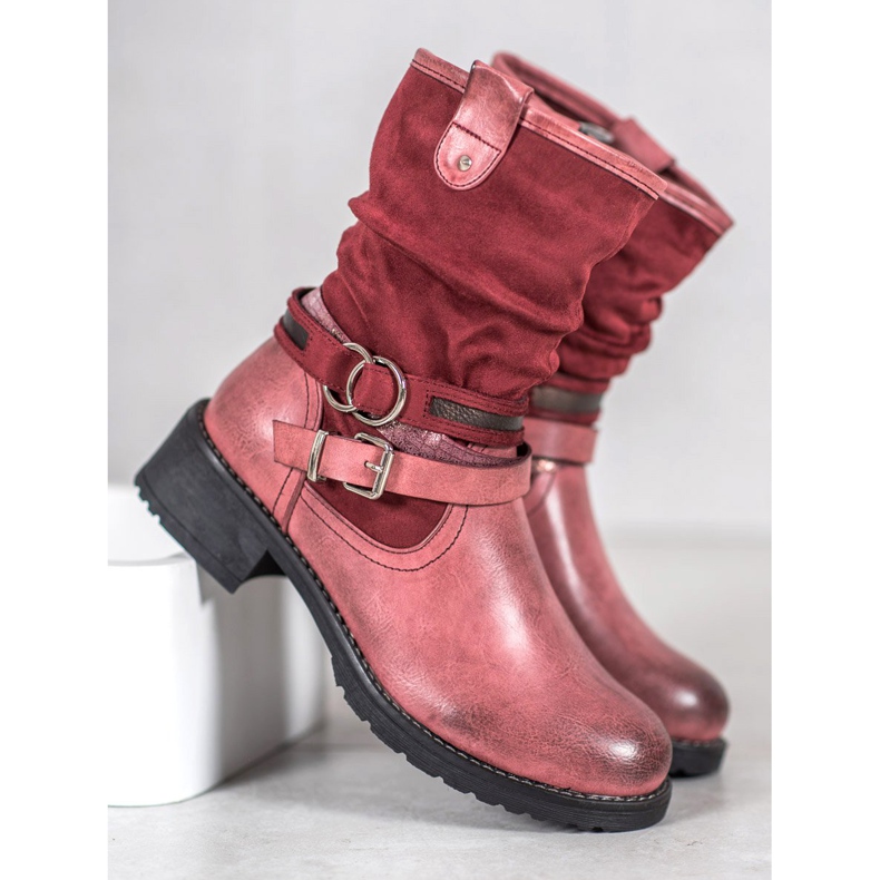 SHELOVET High Red Boots 1