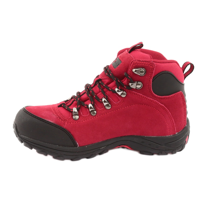Hiking boots with MtTrek 034 membrane red black 2