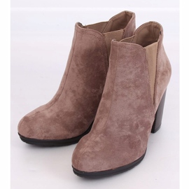 Beige high-heeled boots H9261 Kaki 2