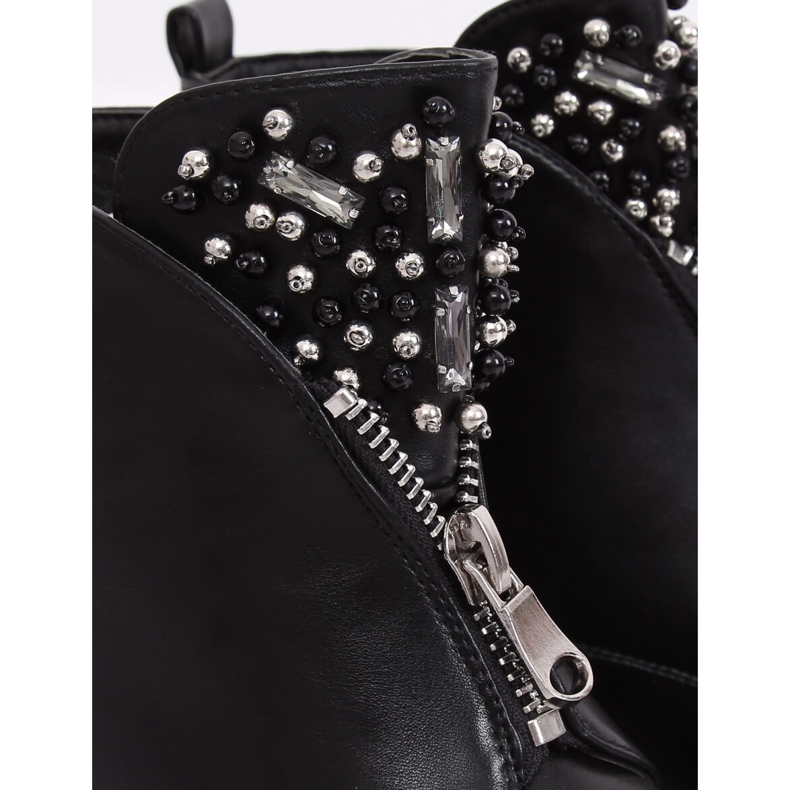 Black women's boots on the protector black BK-37 Black 2