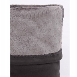 Gray flat over-boots 13X993-95 Dark Gray grey 2