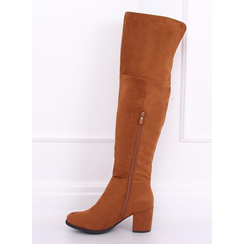 Low-heeled boots camel 8B965 Camel brown 1