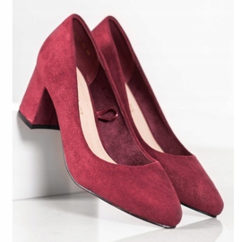 Vinceza Burgundy pumps red 2