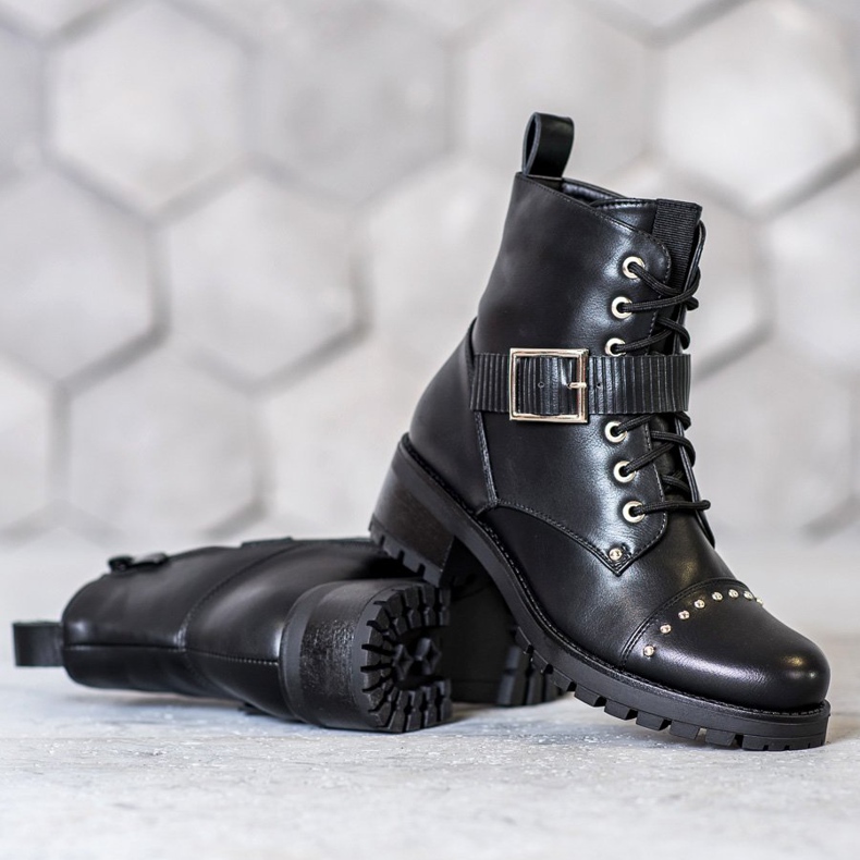 Seastar Workers With Decorative Buckle black 1