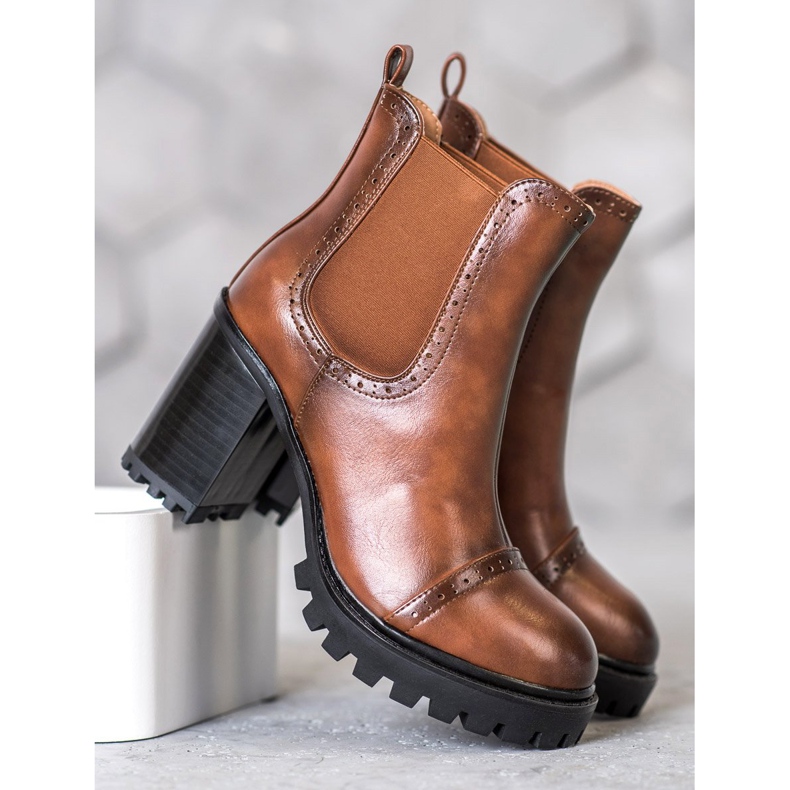 Seastar Slip-on Boots On The Platform brown 1