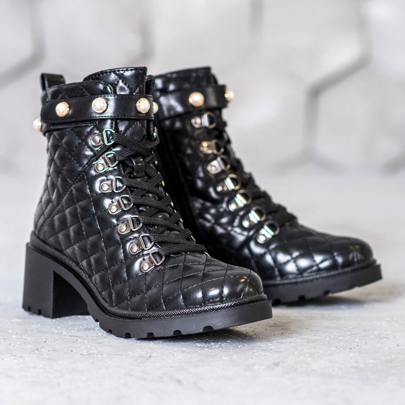 Seastar Quilted Boots On The Platform black 1