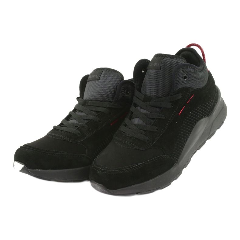 McKey High Men's Sports Shoes Black Suede 1068 3 McKey High Men's Sports Shoes Black Suede 1068 3