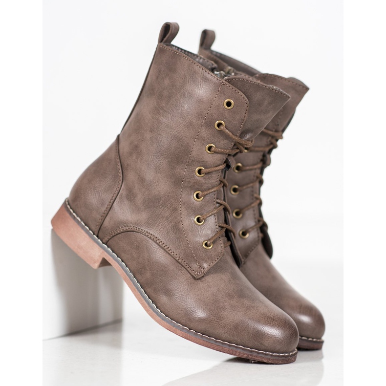 Super Me High Boots With Eco Leather brown 2