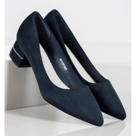 Goodin Pumps With Decorative Belt blue 2