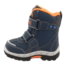 American Club American boots with navy blue RL35 membrane orange 2