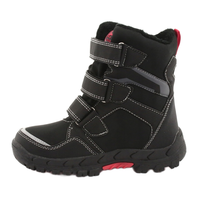 Boots with the American Club RL32 membrane black red 2