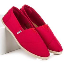 Red Slip-On Sneakers 1