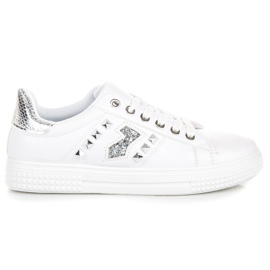Fashionable Sneakers On The Binding white 2