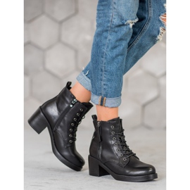 SHELOVET Lace-up Ankle Boots black 2