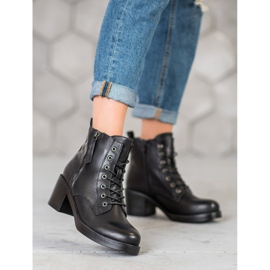 SHELOVET Lace-up Ankle Boots black 1