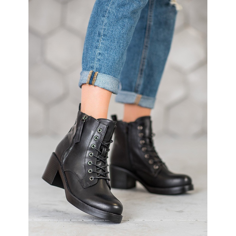SHELOVET Lace-up Ankle Boots black 1