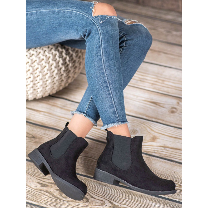 SDS Chelsea boots with crystals black 1 SDS Chelsea boots with crystals black 1