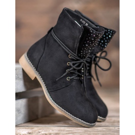 Boots With Crystals black 2