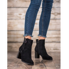 Filippo Stylish suede boots black 2