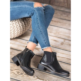 Filippo Black Eco Leather Booties 1