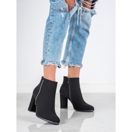 Seastar Matt Boots With Cubic Zirconia black 2