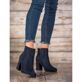 Marquiz Navy blue suede boots 1