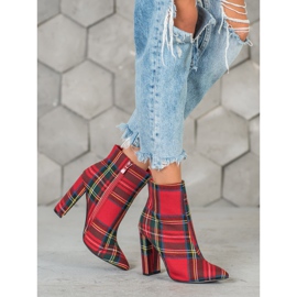 Seastar Stylish boots on a post red multicolored 1